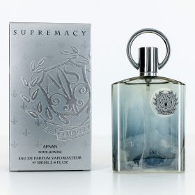 Supremacy Silver by Afnan, 3.4 oz Eau De Parfum Spray for Men