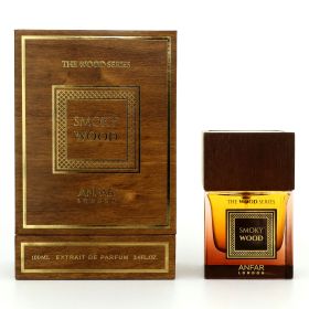 The Wood Series Smoky Wood by Anfar, 3.4 oz Extrait de Parfum Spray for Men