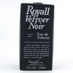 Royall Vetiver Noir by Royall Fragrance, 4 oz Eau De Toilette Spray for Men