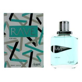 Rave by Sapil, 3.4 oz Eau De Toilette Spray for Men