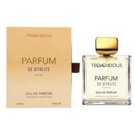 Parfum De Vitalite by Tremendous Parfums, 3.4 oz Eau de Parfum Spray for Men