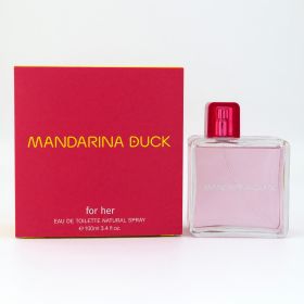 Mandarina Duck Her by Mandarina Duck, 3.4 oz Eau De Toilette Spray for Women