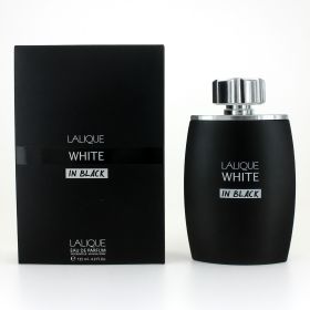 White In Black by Lalique, 4.2 oz Eau De Parfum Spray for Unisex