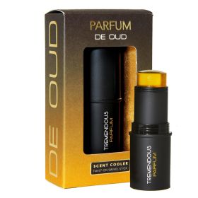 Parfum De Oud by Tremendous Parfums, 0.24 oz Scent Cooler Twist On Swivel Stick for Unisex