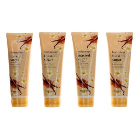 Toasted Sugar by Bodycology, 4 Pack 8 oz Moisturizing Body Cream for Women