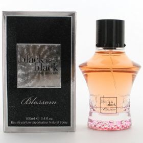 Black is Black Blossom by NuParfums, 3.4 oz Eau De Parfum Spray for Women