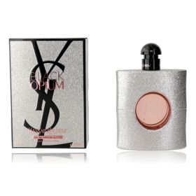 Black Opium Glitter by Yves Saint Laurent, 3 oz Eau De Parfum Spray for Women