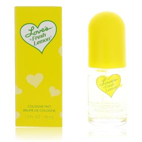 Loves Baby Soft Fresh Lemon by Dana, 1.5 oz Cologne Body Mist for Women