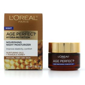 L'Oreal Age Perfect Hydra-Nutrition by L'Oreal, 1.7 oz Nourishing Night Moisturizer