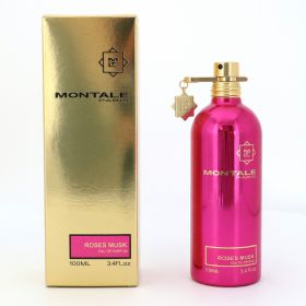 Montale Roses Musk by Montale, 3.4 oz Eau De Parfum Spray for Women
