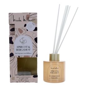 Apricot & Bergamot by Nicole Miller, 4 oz Reed Diffuser - Apricot & Bergamot