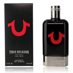 True Religion Black by True Religion, 3.4 oz Eau de Toilette Spray for Men