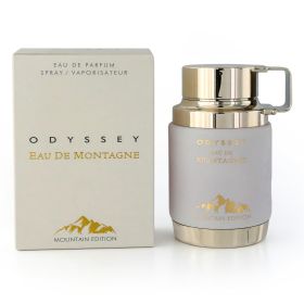 Odyssey Eau De Montagne Mountain Edition by Armaf, 3.4 oz Eau De Parfum Spray for Unisex