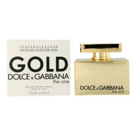 The One Gold by Dolce & Gabanna, 2.5 oz Eau De Parfum Intense Spray TESTER