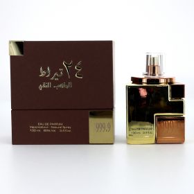 24 Carat Pure Gold by Lattafa, 3.4 oz Eau de Parfum Spray for Unisex