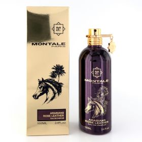 Montale Arabians Rose Leather by Montale, 3.4 oz Eau De Parfum Spray for Unisex