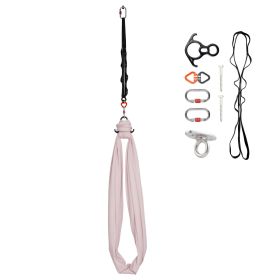 Aerial Yoga Hammock, 300 lbs Load Aerial Silk, Yoga Swing with Nylon Fabric, PE Zipper Bag for Parent-Child Interaction