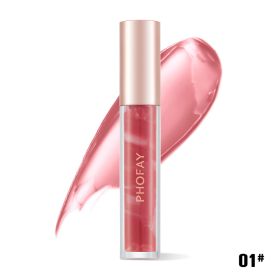 PHOFAY Rose Blooming Hydrating Lip Gloss (Option: 1)
