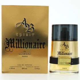 AB Spirit Millionaire by Lomani (Option: 3.3 oz EDT Spray for Men)