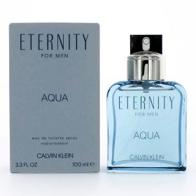 Eternity Aqua by Calvin Klein (Option: 3.4 oz EDT Spray for Men)