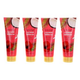 Coconut Hibiscus by Bodycology (Option: 4 Pack 8oz Moisturizing Body Cream women)