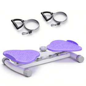 Waist and abdomen rotation machine, abdominal rotation board, noise-free fitness tool, suitable for core muscle training and abdominal fat reduct (Color: Purple)