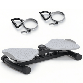 Waist and abdomen rotation machine, abdominal rotation board, noise-free fitness tool, suitable for core muscle training and abdominal fat reduct (Color: Grey)